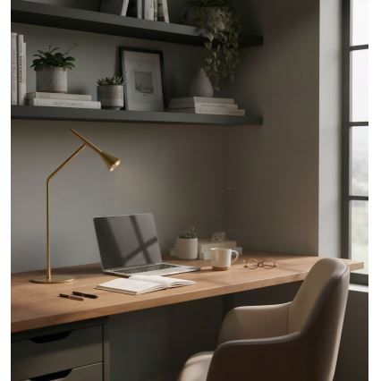 Ideal Lux - Lampe de table tactile à intensité variable DIESIS LED/6,5W/230V CRI 90 doré