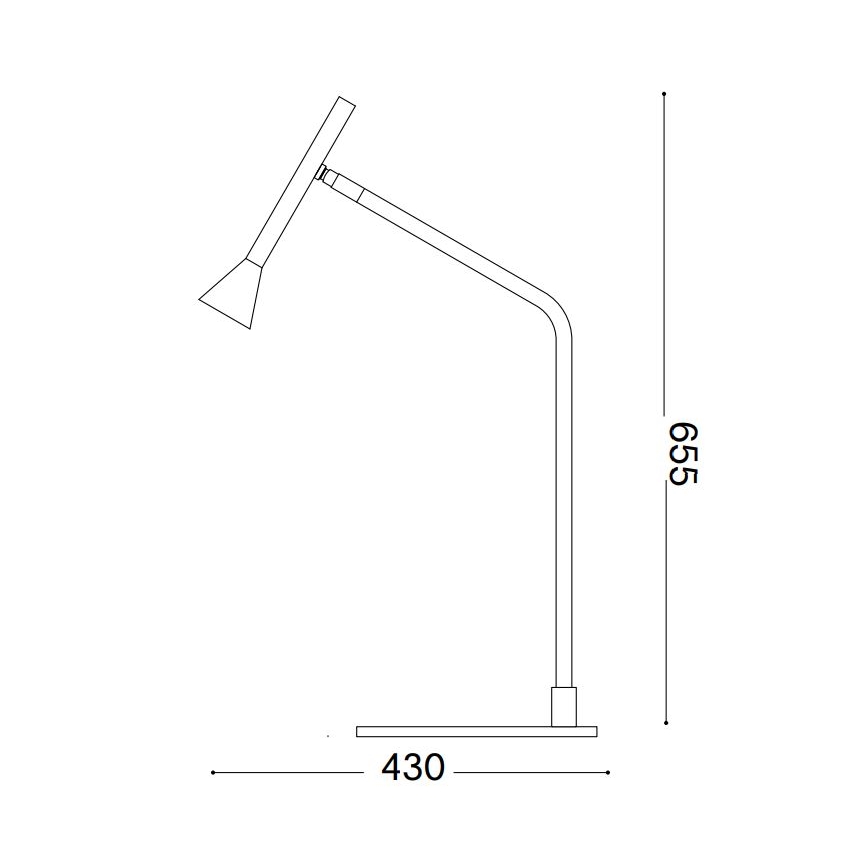 Ideal Lux - Lampe de table tactile à intensité variable DIESIS LED/6,5W/230V CRI 90 doré