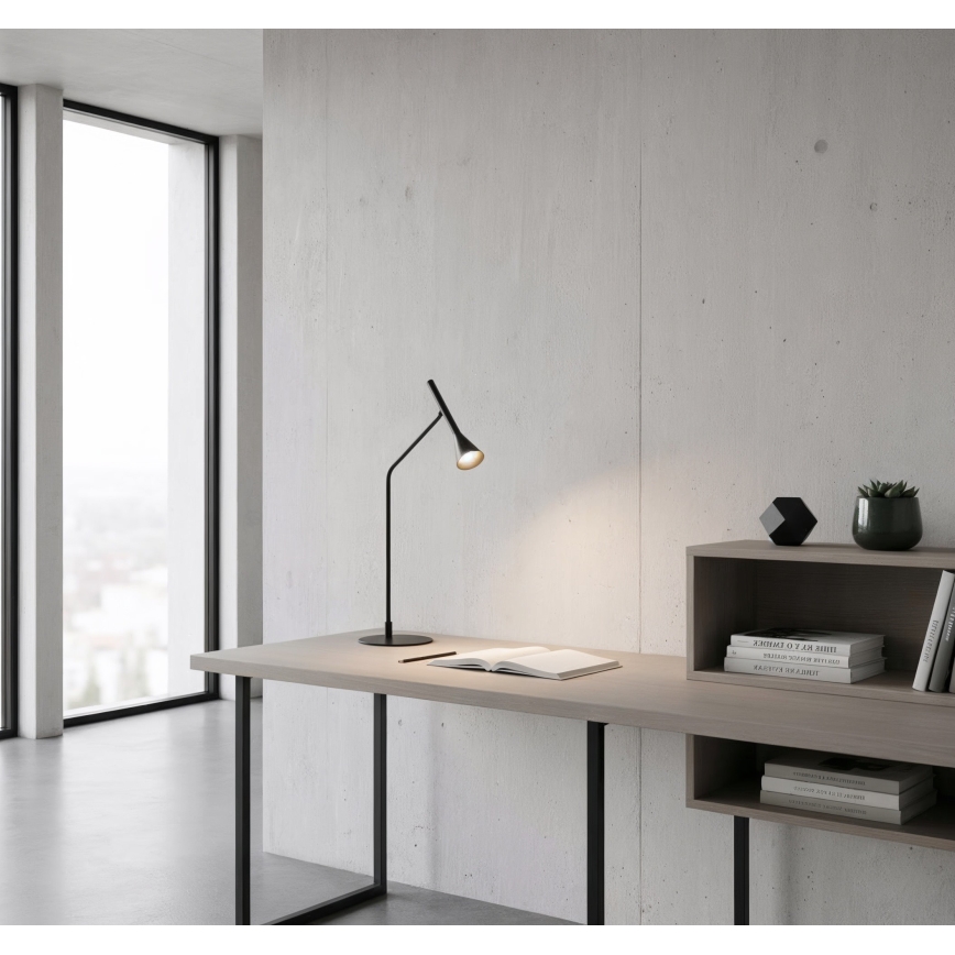 Ideal Lux - Lampe de table tactile à intensité variable DIESIS LED/6,5W/230V CRI 90 noir