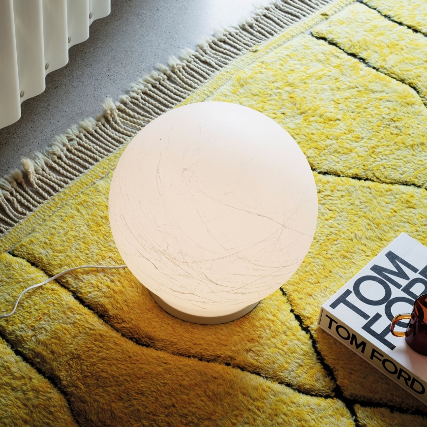Ideal Lux - Lampe de table CARTA 1xE27/25W/230V d. 40 cm blanc