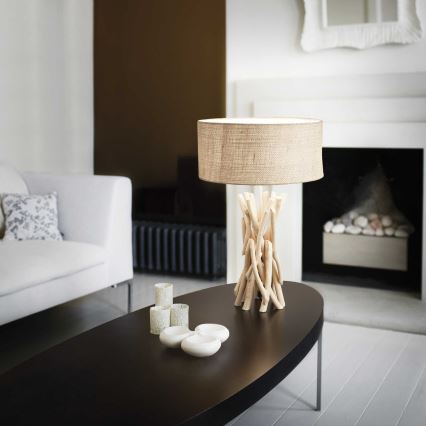 Ideal Lux - Lampe de table DRIFTWOOD 1xE27/60W/230V goyave