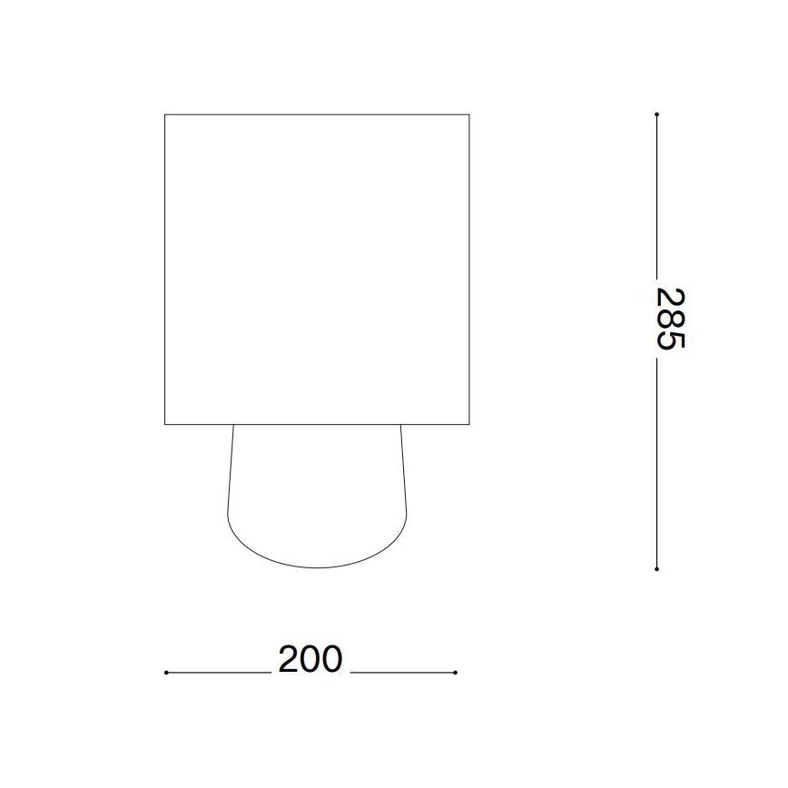 Ideal Lux - Lampe de table KALI 1xE14/40W/230V crème/beige
