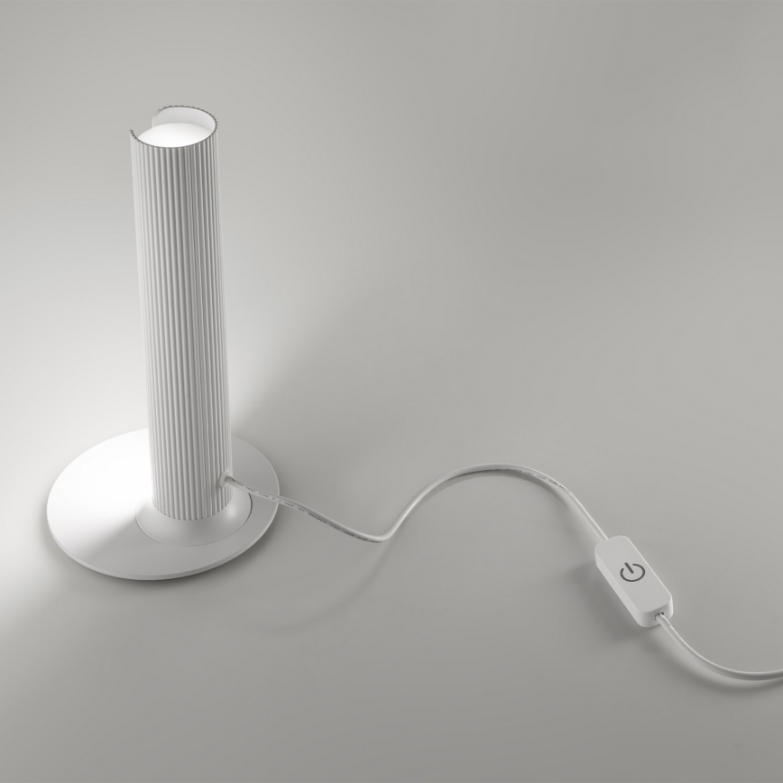Ideal Lux - Lampe de table LED dimmable DORICA LED/8W/230V IRC 90 blanc