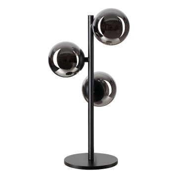 Ideal Lux - Lampe de table LED PERLAGE 3xG9/3W/230V noir/noir fumé