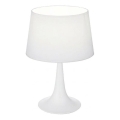 Ideal Lux - Lampe de table LONDON 1xE27/60W/230V blanche