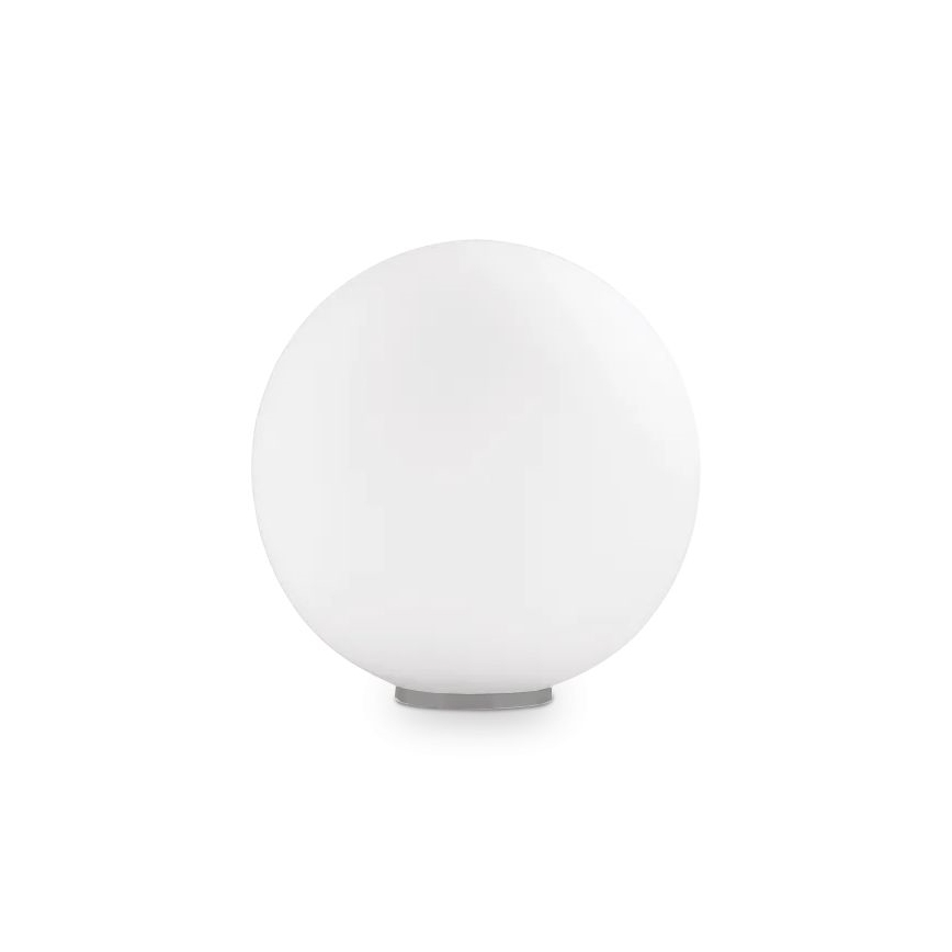 Ideal Lux - Lampe de table MAPA 1xE27/42W/230V Ø 20 cm blanche