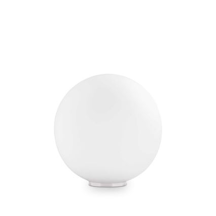 Ideal Lux - Lampe de table MAPA 1xE27/42W/230V Ø 30 cm blanche