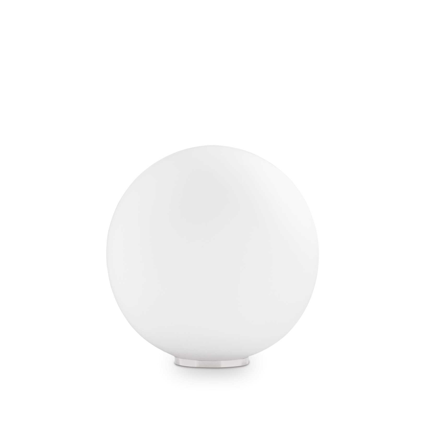 Ideal Lux - Lampe de table MAPA 1xE27/42W/230V Ø 30 cm blanche
