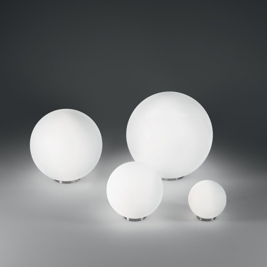 Ideal Lux - Lampe de table MAPA 1xE27/42W/230V Ø 30 cm blanche