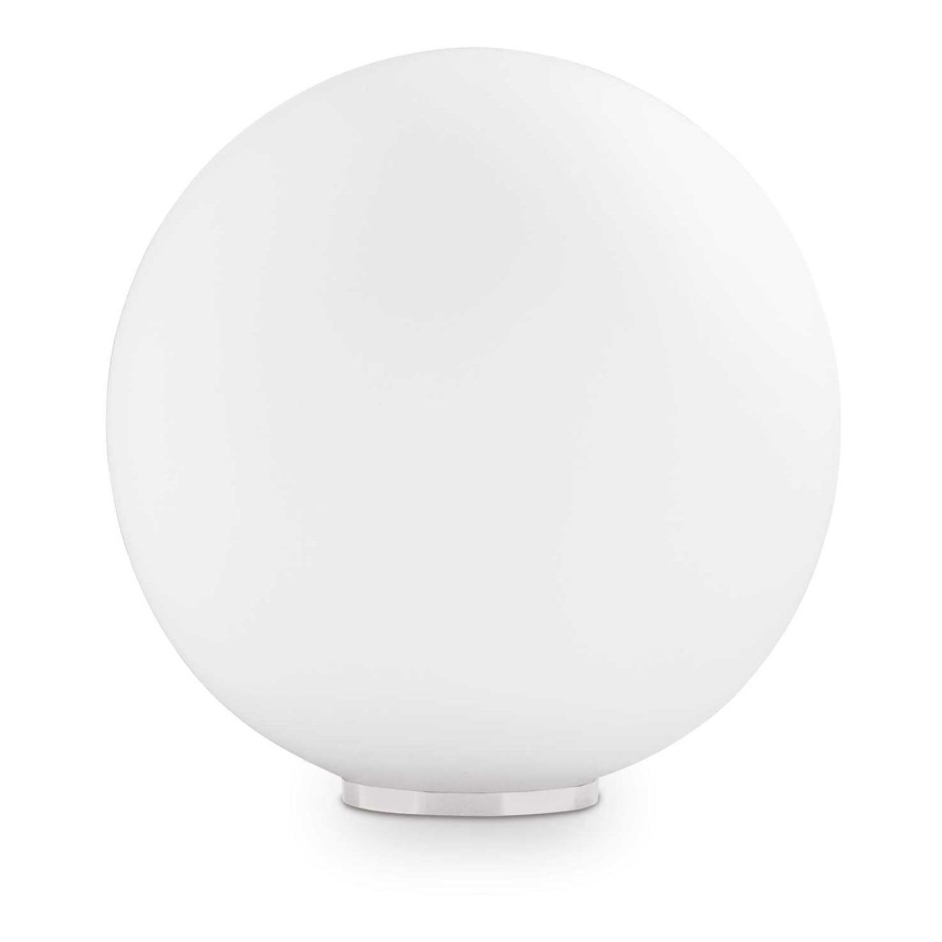 Ideal Lux - Lampe de table MAPA 1xE27/42W/230V Ø 40 cm blanche