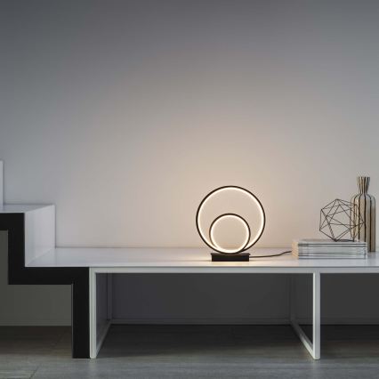 Ideal Lux - Lampe de table OZ LED/22W/230V CRI 90 noir