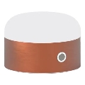 Ideal Lux - Lampe de table tactile LED dimmable MIGNON LED/5W/5V 1500 mAh Ø 10 cm IRC 90 cuivre