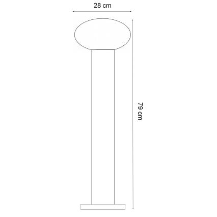 Ideal Lux - Lampe d'extérieur CLIO 1xE27/42W/230V IP44 noire
