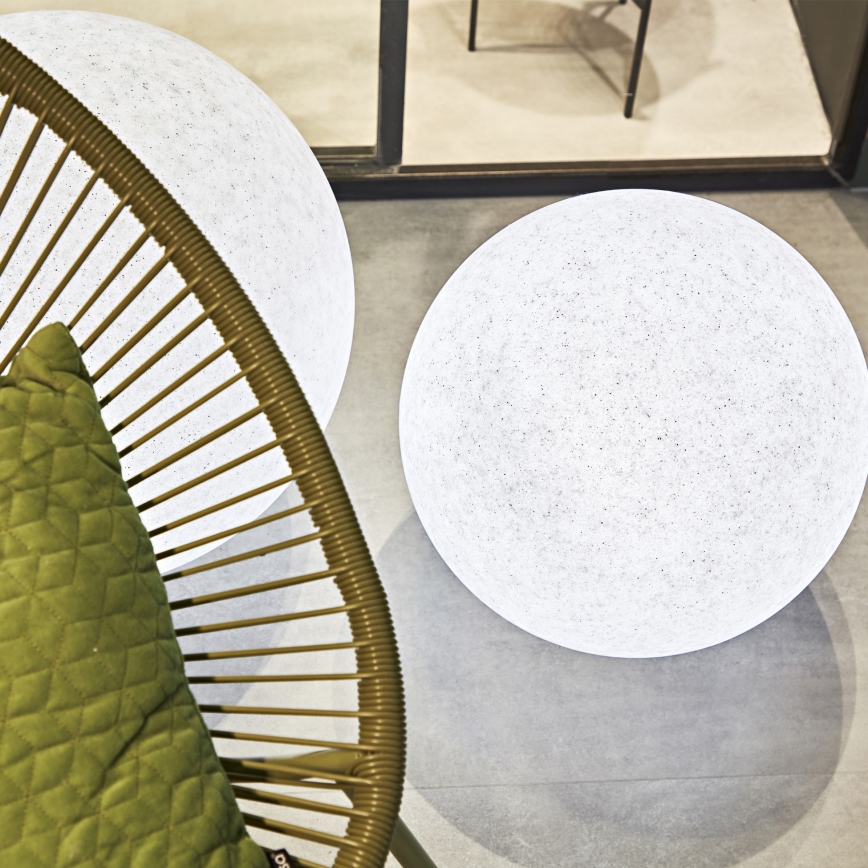 Ideal Lux - Lampe d'extérieur DORIS 1xE27/60W/230V Ø 30 cm IP44 grise