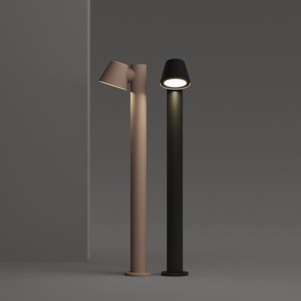 Ideal Lux - Lampe d'extérieur GAS 1 x GU10/35 W/230 V 80 cm IP43 marron