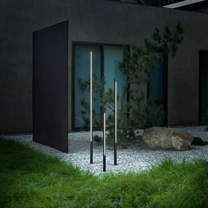 Ideal Lux - Lampe d'extérieur LED JEDI, 7 W, 230 V, 40 cm, IRC 90, IP65, marron