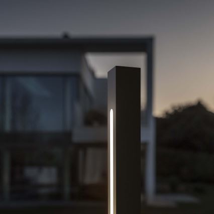 Ideal Lux - Lampe d'extérieur LED JEDI LED/7W/230V 40 cm IRC 90 IP65 anthracite