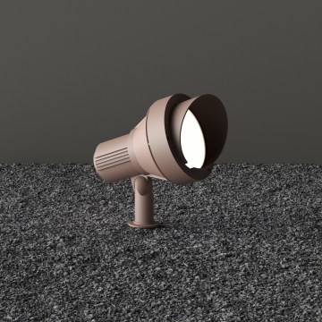 Ideal Lux - Lampe d'extérieur TERRA 1xGU10/28W/230V IP65 marron