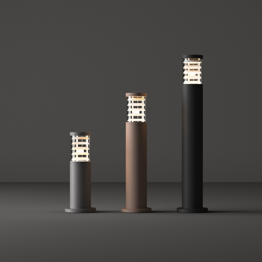 Ideal Lux - Lampe d'extérieur TRONCO 1xE27/42W/230V 40 cm IP65 anthracite