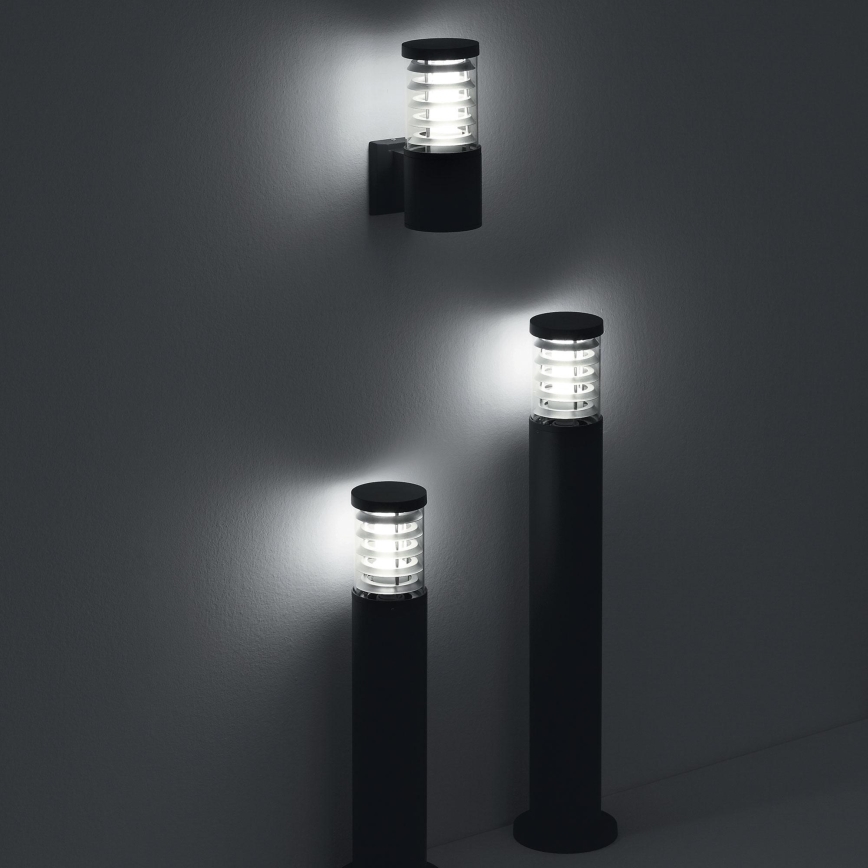 Ideal Lux - Lampe d'extérieur TRONCO 1xE27/42W/230V 80 cm IP65 noire