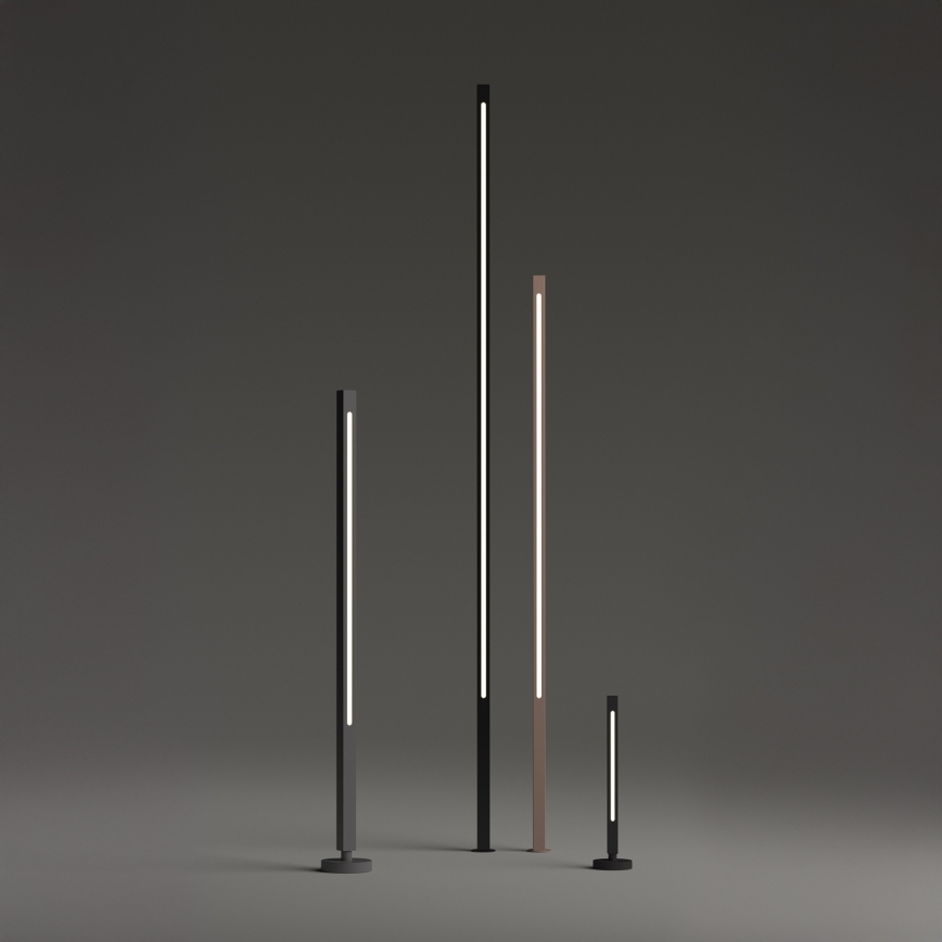 Ideal Lux - Lampe extérieure à LED JEDI LED/19W/230V 120 cm IRC 90 IP65 marron