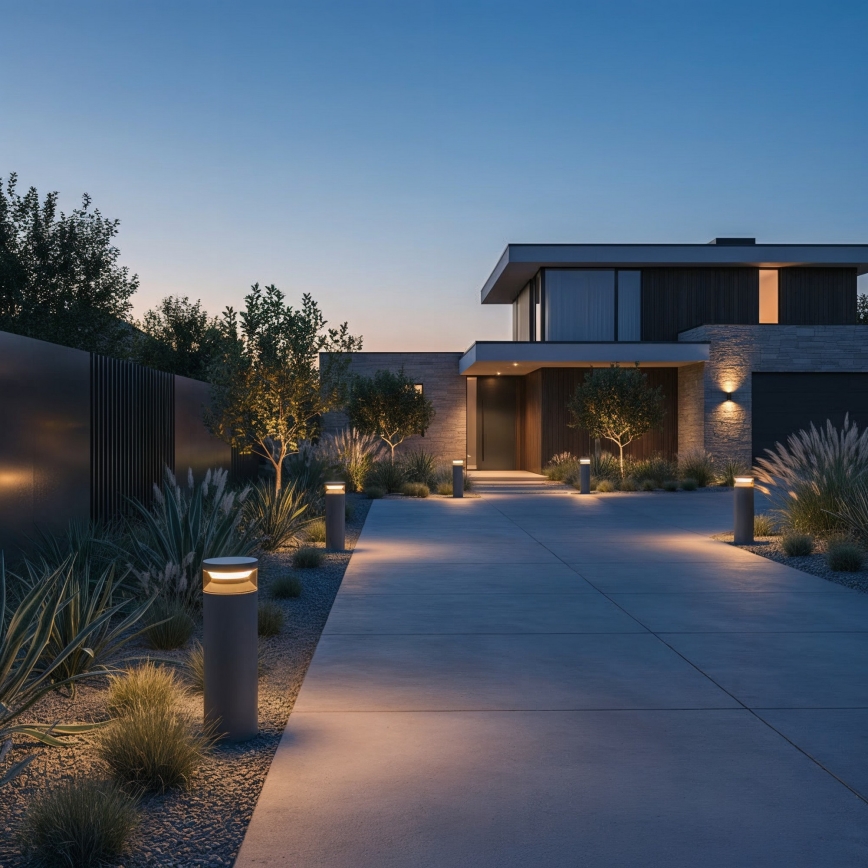 Ideal Lux - Lampe extérieure BOEING LED/14W/230V 40 cm CRI 90 IP65 anthracite