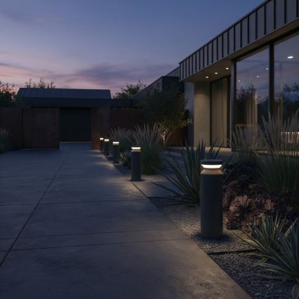 Ideal Lux - Lampe extérieure BOEING LED/14W/230V 40 cm CRI 90 IP65 noir