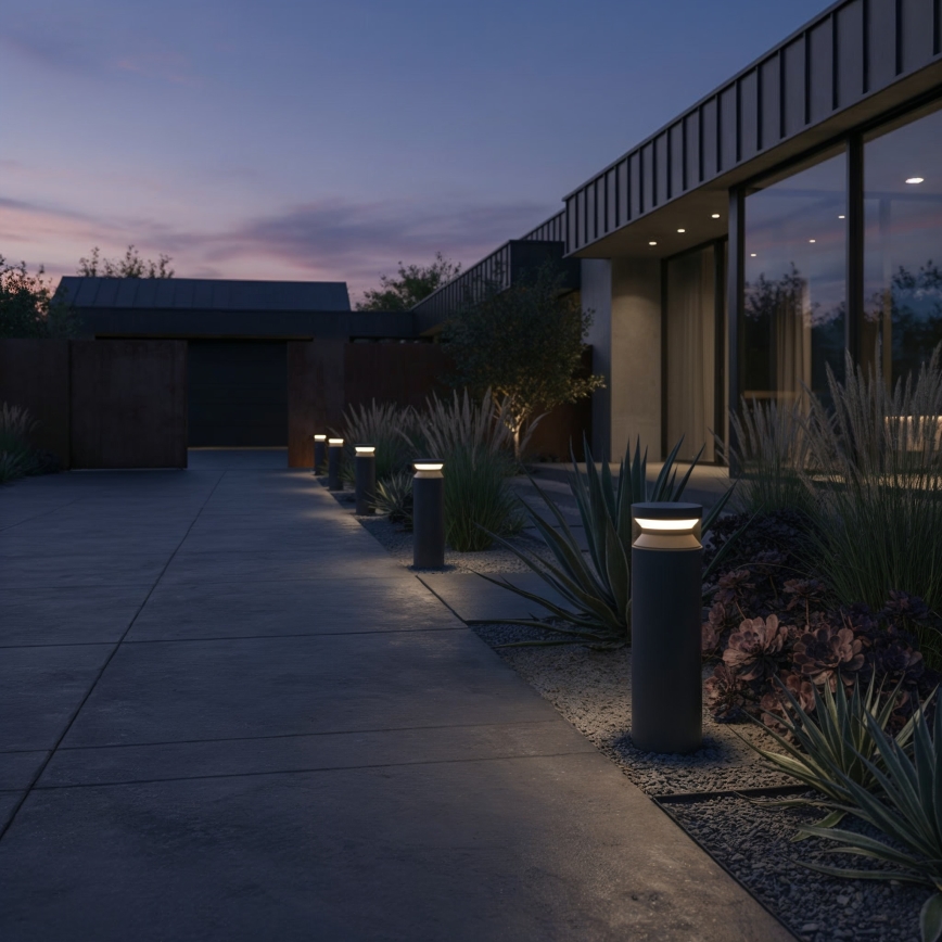 Ideal Lux - Lampe extérieure BOEING LED/14W/230V 40 cm CRI 90 IP65 noir