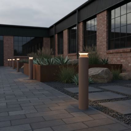 Ideal Lux - Lampe extérieure BOEING LED/14W/230V d. 70 cm CRI 90 IP65 marron