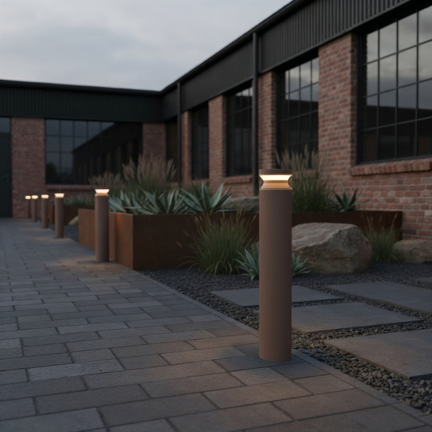 Ideal Lux - Lampe extérieure BOEING LED/14W/230V d. 70 cm CRI 90 IP65 marron