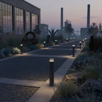 Ideal Lux - Lampe extérieure BOEING LED/14W/230V d. 70 cm CRI 90 IP65 noir