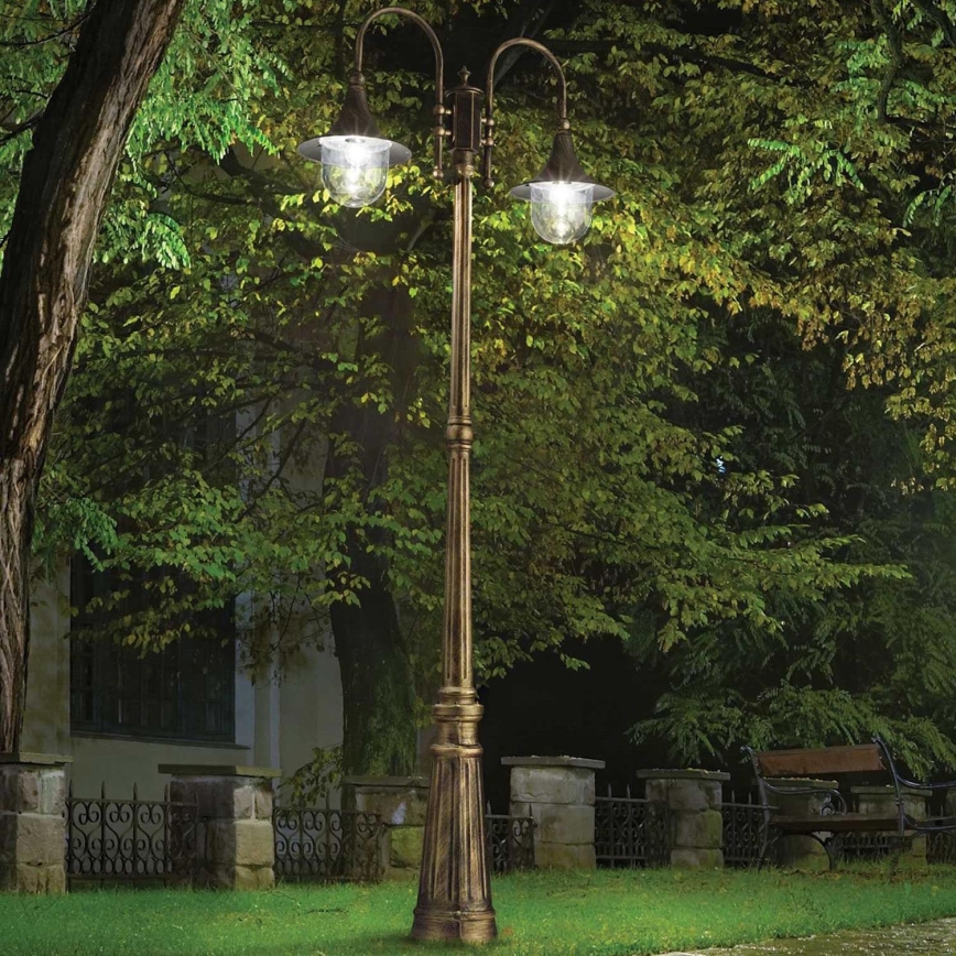 Ideal Lux - Lampe extérieure CIMA 2xE27/52W/230V 216 cm IP43 patine