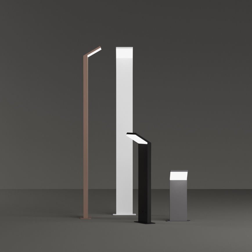 Ideal Lux - Lampe extérieure STYLE LED/8,5W/230V 4000K 50 cm CRI 90 IP54 noir