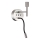 Ideal Lux - Lampe flexible avec fixation SET UP 1xE27/42W + LED/3W/230V CRI 90 USB chrome brillant
