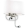 Ideal Lux - Lampe murale 1xE14/40W/230V + LED/1W blanc/chrome brillant