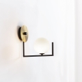 Ideal Lux - Lampe murale LED BIRDS 1xG9/3W/230V noir/doré
