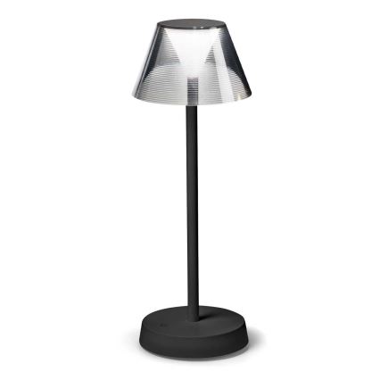 Ideal Lux - Lampe tactile à intensité variable LOLITA LED/2,8W/5V 2200 mAh IP54 noir