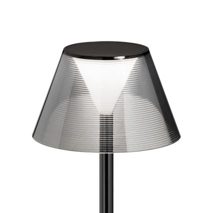Ideal Lux - Lampe tactile à intensité variable LOLITA LED/2,8W/5V 2200 mAh IP54 noir
