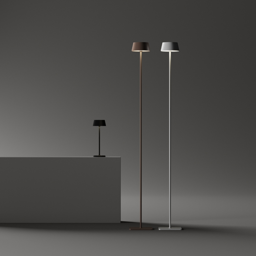 Ideal Lux - Lampe extérieure tactile dimmable PURE LED/1,5W/3,7V 2200 mAh IRC 90 IP54 marron