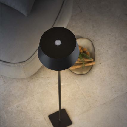 Ideal Lux - Lampe extérieure tactile dimmable PURE LED/1,5W/3,7V 2200 mAh IRC 90 IP54 noire