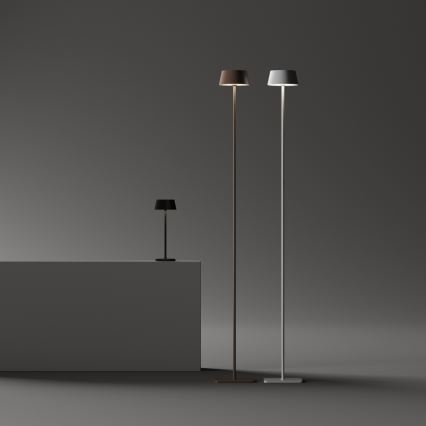 Ideal Lux - Lampe extérieure tactile dimmable PURE LED/1,5W/3,7V 2200 mAh IRC 90 IP54 noire