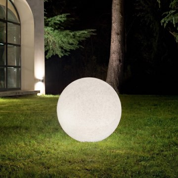 Ideal Lux - Luminaire d'extérieur DORIS 1xE27/60W/230V Ø 48 cm IP44 gris