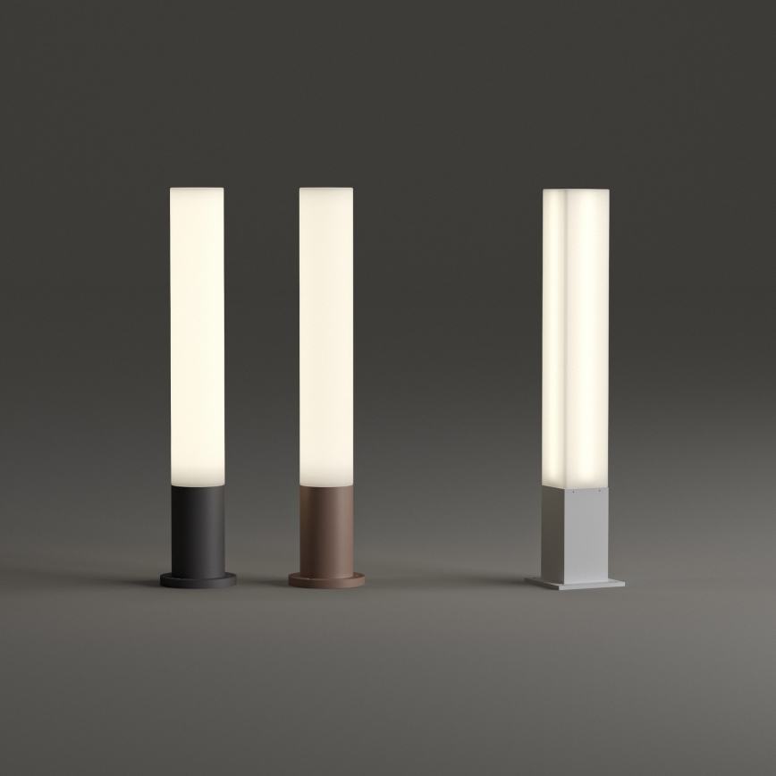 Ideal Lux - Luminaire d'extérieur EDO OUTDOOR 1xGX53/15W/230V, 80 cm, IP65, brun