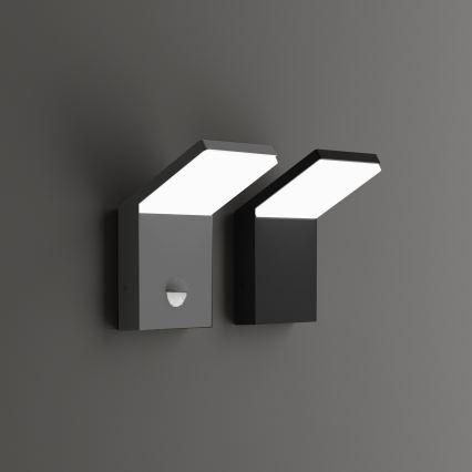 Ideal Lux - Luminaire LED extérieur avec détecteur STYLE LED/9W/230V 4000K CRI 90 IP54 anthracite