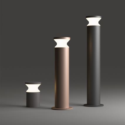 Ideal Lux - Luminaire d'extérieur TORRE 1xE27/15W/230V 60 cm IP65 anthracite