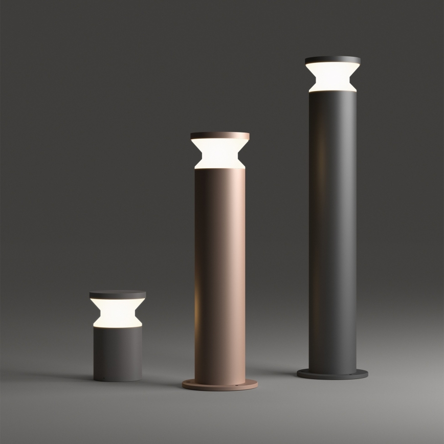 Ideal Lux - Luminaire d'extérieur TORRE 1xE27/15W/230V 60 cm IP65 anthracite