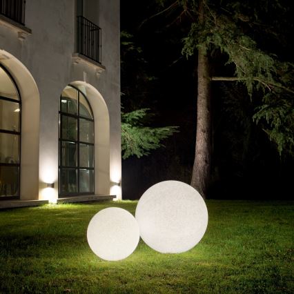 Ideal Lux - Luminaire extérieur DORIS 1xE27/60W/230V diam. 78 cm IP44 gris