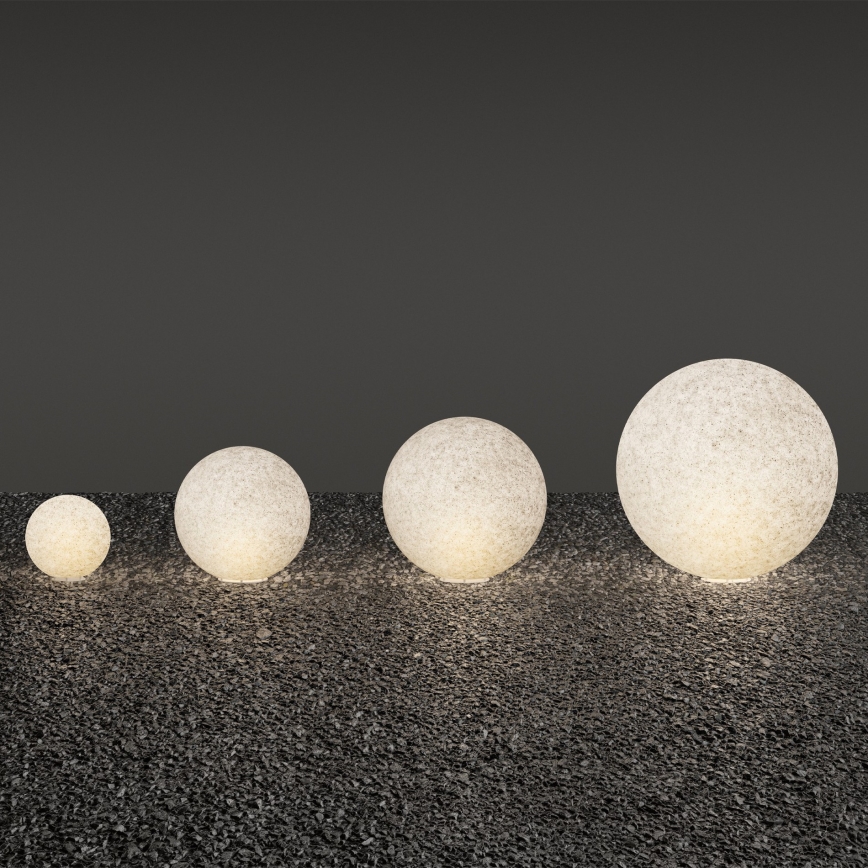 Ideal Lux - Luminaire extérieur DORIS 1xE27/60W/230V diam. 78 cm IP44 gris