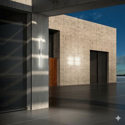 Ideal Lux - Applique murale d'extérieur LINEA LED/20W/230V CRI 90 104 cm IP54 blanche