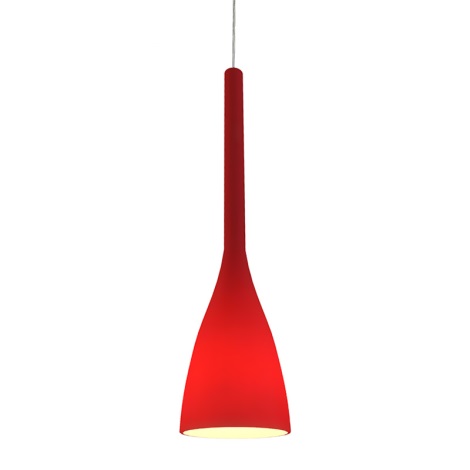 Ideal Lux - Lustre 1xE27/60W/230V rouge